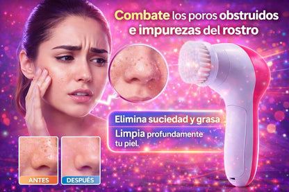 Limpiador Facial eléctrico 5 en 1