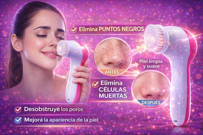 Limpiador Facial eléctrico 5 en 1